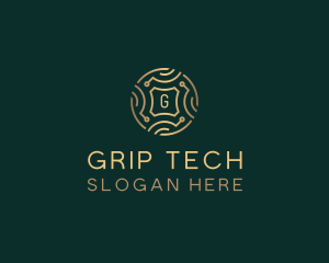 Digital Crypto Fintech logo design