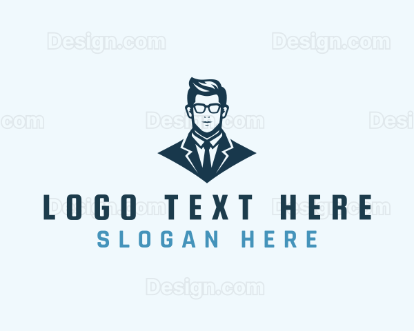 Corporate Businessman Suit Logo