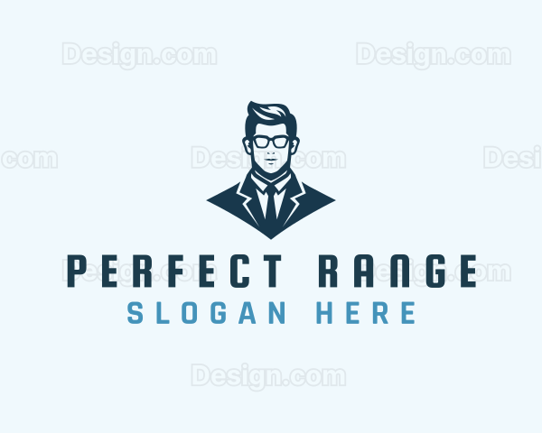 Corporate Businessman Suit Logo