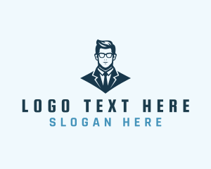 Corporate Businessman Suit logo