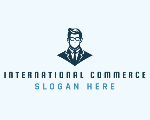 Corporate Businessman Suit Logo