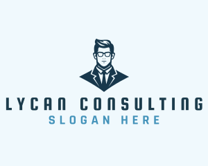 Corporate Businessman Suit logo design