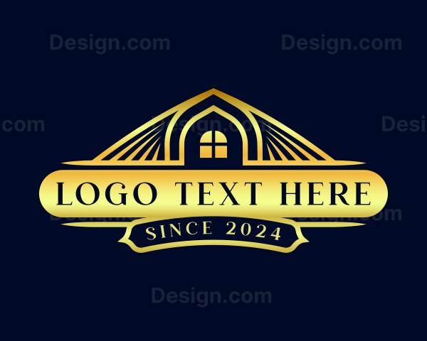 Premium House Roofing Logo