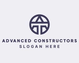 Industrial Builder Letter A logo design