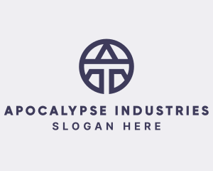 Industrial Builder Letter A logo design