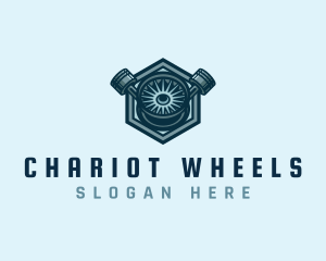 Automotive Wheels Maintenance logo design