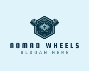 Automotive Wheels Maintenance logo design