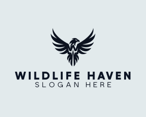 Wildlife Eagle Letter W logo design