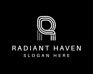 Modern Architecture Letter R logo