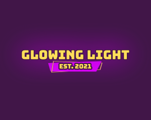 Cyber Glow Tech logo design