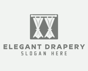 Gray Curtains Drapery logo
