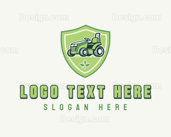 Lawn Mower Gardener Logo