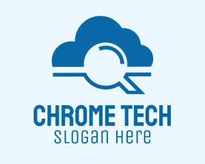 Online Cloud Search  logo design