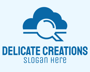 Online Cloud Search  logo design