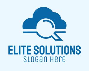 Online Cloud Search  logo design