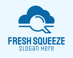 Online Cloud Search  logo design