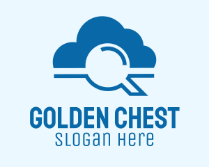 Online Cloud Search  logo design