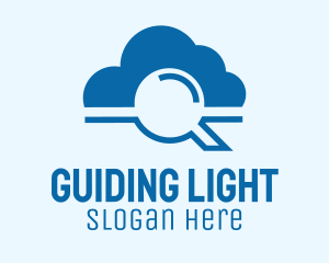 Online Cloud Search  logo design