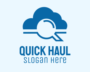 Online Cloud Search  logo design