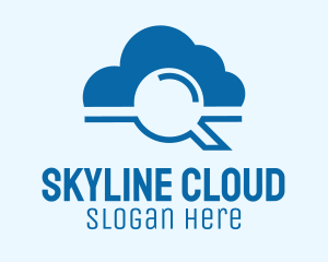 Online Cloud Search  logo design