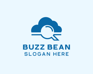 Online Cloud Search  logo design