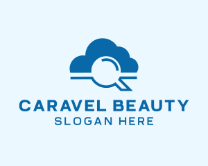 Online Cloud Search  logo design