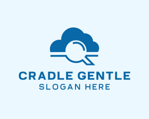 Online Cloud Search  logo design