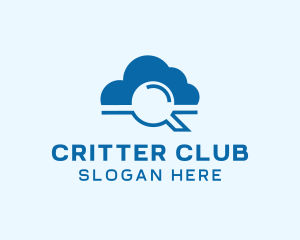 Online Cloud Search  logo design