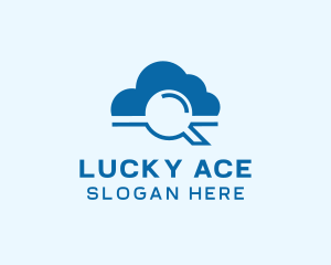 Online Cloud Search  logo design