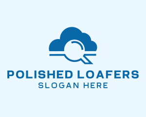 Online Cloud Search  logo design