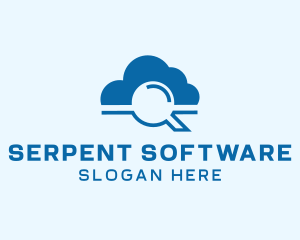 Online Cloud Search  logo design