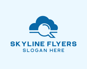 Online Cloud Search  logo design