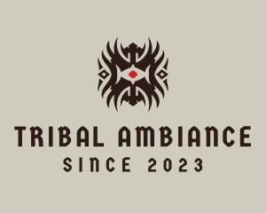 Traditional Tribal Mask logo design