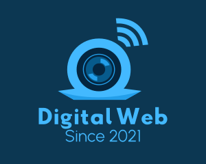 Digital Web Camera logo design