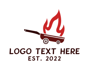 Flame Frying Pan Cart  logo