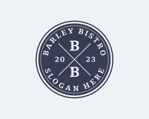 Professional Hipster Bistro Pub logo design