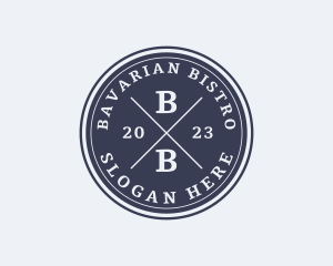 Professional Hipster Bistro Pub logo design