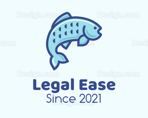 Sea Bass Fish Logo