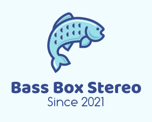 Sea Bass Fish logo design