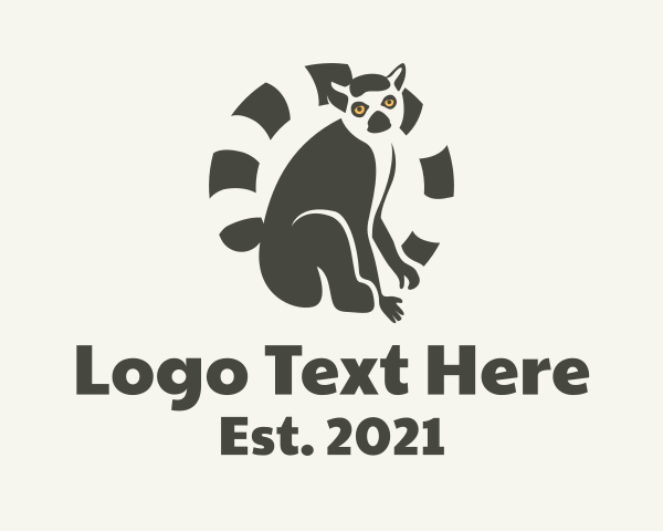 Lemur logo example 4