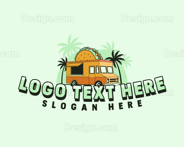 Food Truck Taco Logo