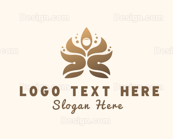 Ornamental Florist Garden Logo