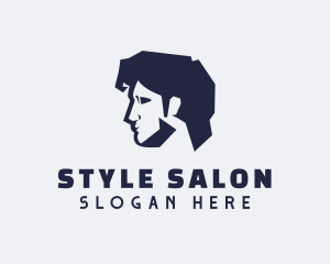 Male Hair Stylist logo design