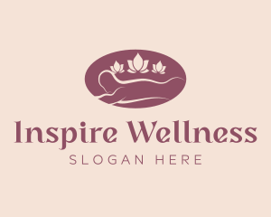 Wellness Massage Spa logo design