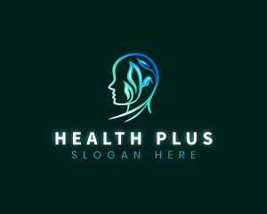  Mental Health  Leaf logo design