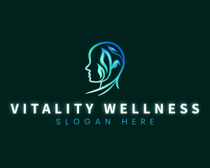  Mental Health  Leaf logo