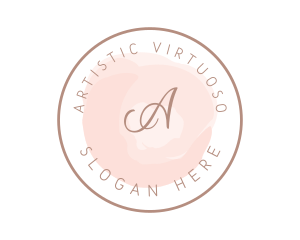 Watercolor Script Wellness logo design