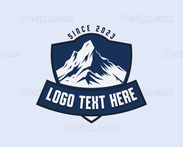 Outdoor Mountain Climb Logo