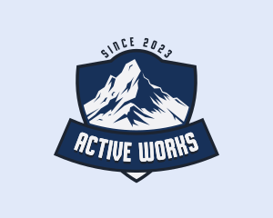 Outdoor Mountain Climb logo design