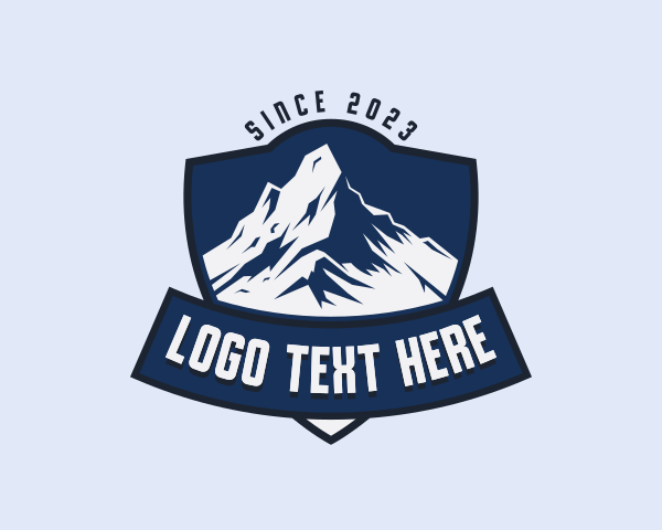 Hiker logo example 2